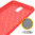 Flexi Slim Carbon Fibre Case for Oppo R17 - Brushed Red